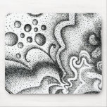 Abstract Bubbles and Waves Mousepad
