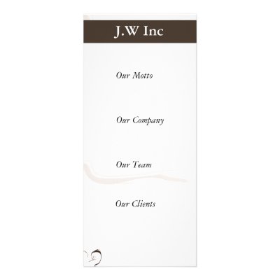 abstract Business rack Cards by MGBusiness