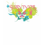 Abstract Butterfly Breast Cancer Survivor t-shirts