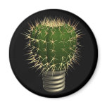 Abstract cactus fridge magnet