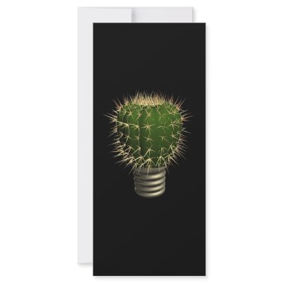Abstract cactus rack card template by Moustyk
