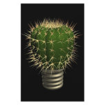 Abstract cactus stationery