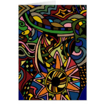 abstract greeting cards