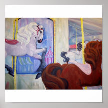 Abstract Carousel Poster