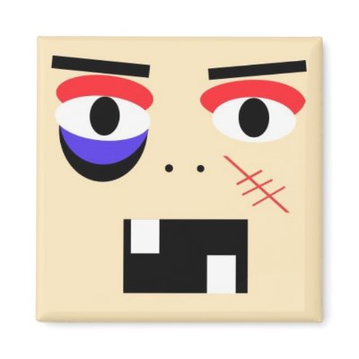 Abstract Cartoon Boxer Magnet by Derora