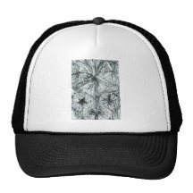 Abstract Chandelier (abstract expressionism) Mesh Hats