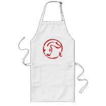Abstract Chinese New Year of The Rabbit Apron