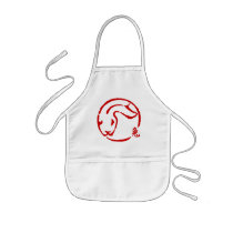 Abstract Chinese New Year of The Rabbit Aprons