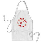 Abstract Chinese New Year of The Rabbit Aprons