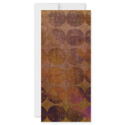 Abstract Circles: Custom Template: Customise It! Full Colour Rack Card by spiritswitchboard
