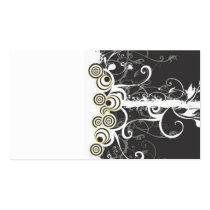 Abstract circles Profile Card Business Card Template