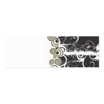Abstract circles Profile Card Business Cards