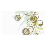 Abstract circles Profile Card business cards