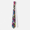 Abstract Colorful Waves ties
