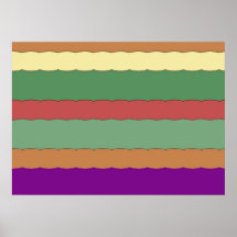 Abstract Colour Lines Posters