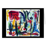 Abstract Colour Whimsy Card