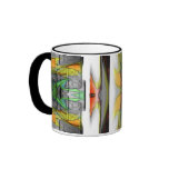 Abstract colourful design mug