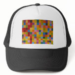 Abstract Colourful Mosaic Trucker Hat