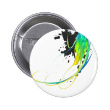 Abstract cool waters Paint Splatters Buttons