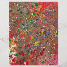 Abstract - Crayon - Montazuma's Revenge Personalized Flyer