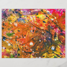 Abstract - Crayon - The Excitement Personalised Flyer