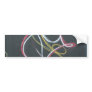 Abstract - curved lines bumper stickers
