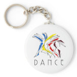 Abstract Dancers - Gotta Dance Key Chain
