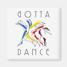 Abstract Dancers - Gotta Dance Magnets