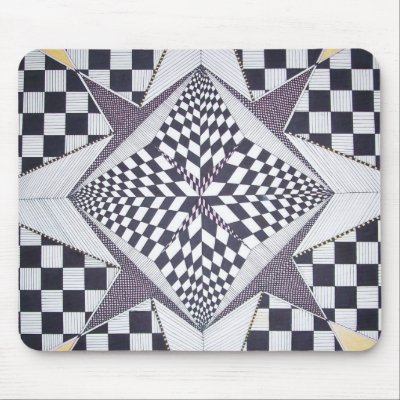 "Abstract Design Drawing" Mouse Pad by universalt