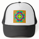 Abstract Design Fractal Geometric Mesh Hats