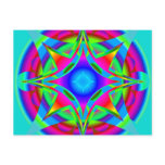 Abstract Design Fractal Geometric Postcard