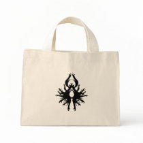 Abstract Design in Black. Tote Bag