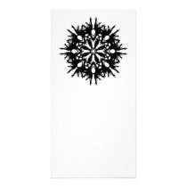 Abstract Design in Black Custom Photo Card