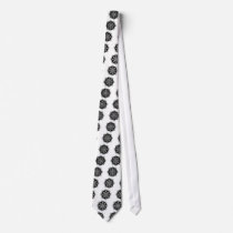 Abstract Design in Black Neckties