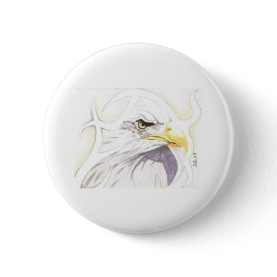ABSTRACT EAGLE BUTTON by grafikdragonz