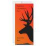 Abstract Elk Head Bookmark Rack Card