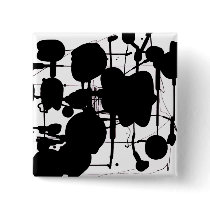 Abstract Expressionist Pins