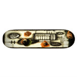 Abstract Eyes Skateboard