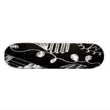 Abstract Felt Pen Drawing Skateboard Pro