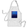 Abstract Fine Art Blue Lighthouse Painting Apron