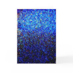 Abstract Fine Art Blue Lighthouse Painting Cards