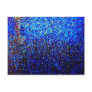 Abstract Fine Art Blue Lighthouse Painting Postcards