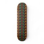 Abstract Fire Skateboard