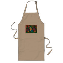 Abstract Fish Art Design Apron