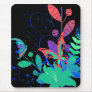 Abstract Floral and Butterflies Mouse Pads