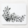 abstract floral border mouse pad
