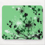 Abstract Floral Butterfly Mousepad