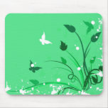 Abstract Floral Mouse Pad