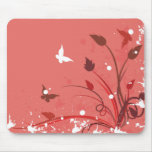 Abstract Floral Mouse Pad