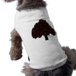 Abstract Floral Tree Doggie T Shirt